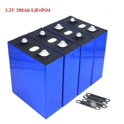 China Long cycle life 3.2V 280Ah lifepo4 battery DIY 12V 280AH rechargeable battery for electric solar powered car rv golf cart for sale