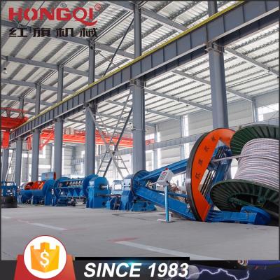 China Armored Electrical Cable Steel Wire Rope Netting Stranding Machine For Armoring Processing for sale