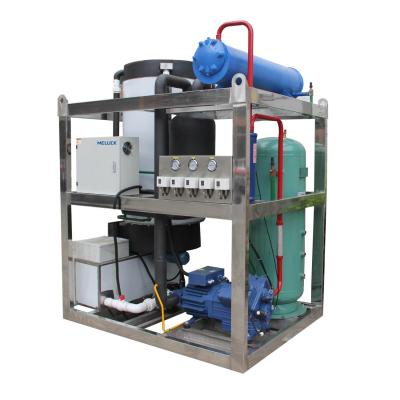 China Hotels industrial tube ice machine 2/3/5/10/20/30/40/60t water cooling tube ice machine for sale for sale