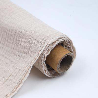 China China Wholesale High Quality Certificate Organic 100% Cotton Double Gauze Muslin Shrink-Resistant Wrap Fabric For Kid's Clothes for sale