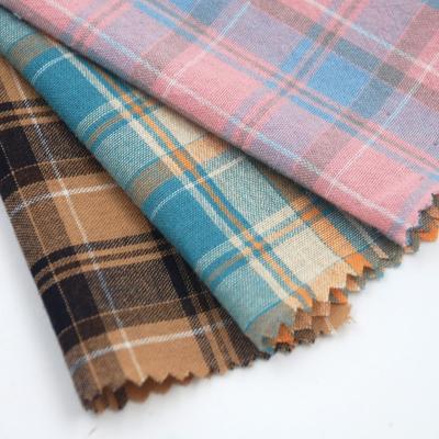 China Factory Wholesale Price JK Shirt Design Fabrics 100% Japanese Uniform Cotton Checks Fabric For Skirt for sale