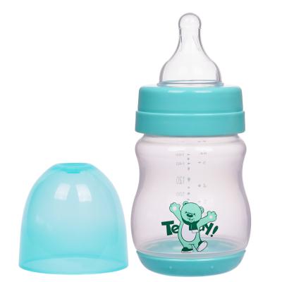 Chine bouteille large de mamelon de bébé d'arc de cou de polypropylène de 6oz 160ml pp à vendre