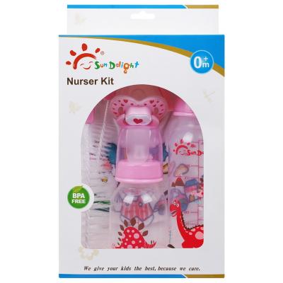 China BPA Free FDA Polypropylene Baby Feeding Bottle Set for sale