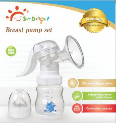 China Bomba de peito manual livre do SILICONE BPA de Sundelight PP com garrafa à venda