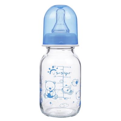 China van de Halsborosilicate van 125ml 4oz Standaard het Glasbaby het Voeden Flessen Te koop