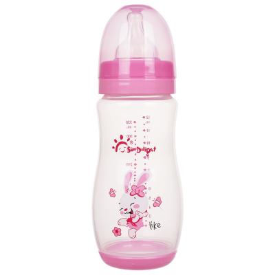 China Food Grade Wide Neck 12oz PP Baby Nipple Bottle for sale