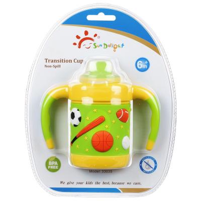 China 6 meses 6 taza multicolora de Sippy del bebé de Sundelight de la onza 160ml en venta