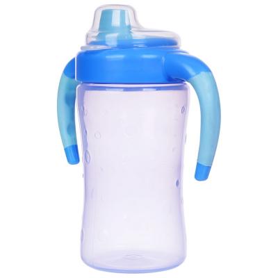 China FDA 9 onzas del bebé de taza de Sippy con el canalón flexible en venta