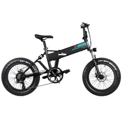 China 2022 new style aluminum alloy folding electric bicycle with fat suspension tire city e bike bicycle for sale