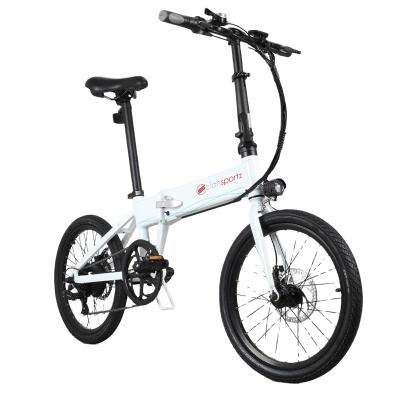 China Aluminum Alloy EU Stock 250W CITY Electric Bicycle 10.4AH 7 Speed ​​Adult Folding Electric Bike for sale