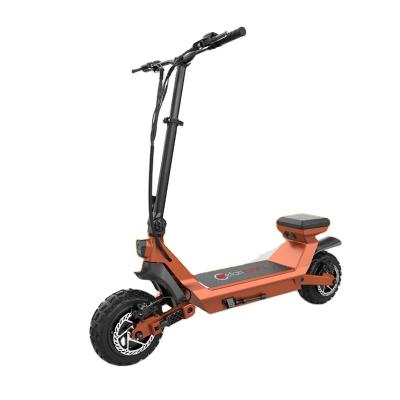 China Double Motor Electric Scooter 11 Inch Unisex Foldable Wheel Off Road 70KMH Electric Scooter Adult for sale