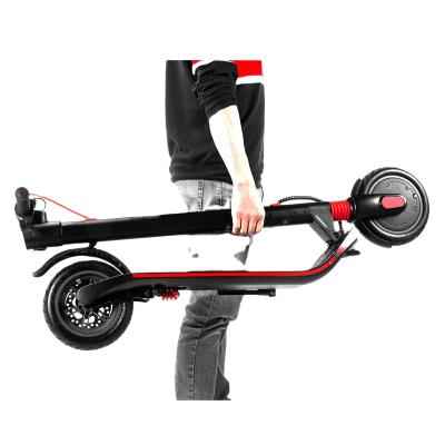 China EF490 Battery Switchable Electric Scooter With LED Display 8.5inch 350W Motor Front&Rear Suspension Switchable Battery EN17128 CE Standard for sale