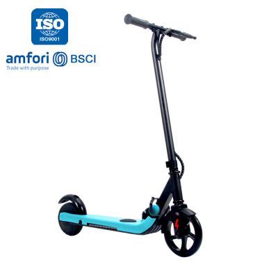 China 7inch foldable front with 6inch rear motor kick E scooter for age 5-12 ready and go colorful foldable&scalable kid design light weight for sale