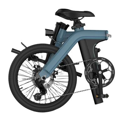 China Aluminum Alloy USA Warehouse Stock For Sale Folding Electric Road City Bike 36V 11.6Ah Fast Battery 7 Speed ​​Electric Bike for sale