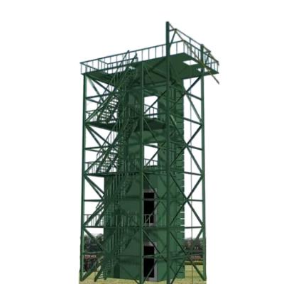 China Angular Steel Watch Fire Observation Tower Fire Lookout Towers Mast Telecommunication Fire Tower for sale