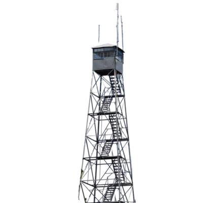 China Monitoring System Watchtower Steel Structure Watchtower Protection Forest Watchtower for sale