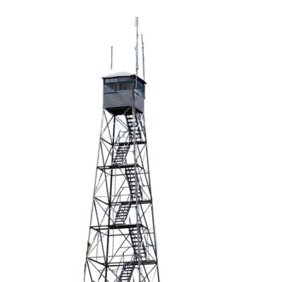 China Self-supporting steel galvanized watchtower suitable for forest fire training for sale