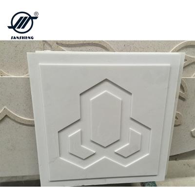 China Modern Chinese 2Cm Thickness Sivec Pure White Marble White Cut Marble Plate for sale