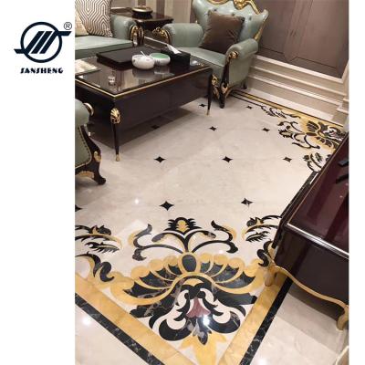 China 2018 Natural Decorative Design Pattern Modern Waterjet Marble Stones Marble Decoration For Sale for sale