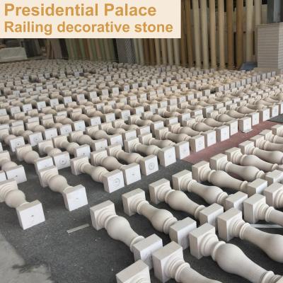 China TOP1 Modern Sansheng Own Factory High Quality Natural Marble Stone Baluster Fencing Baluster Marble Indoor Granite Outdoor Baluster for sale