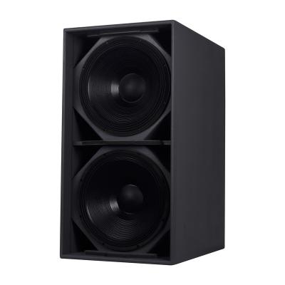 China Hot Selling Dual Sound System S218 Subwoofer Box Large 18 inch Low Power Speakers Speakers S218 for sale