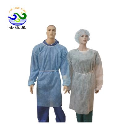 China Hospital Isolation Disposable Nonwoven Nonwoven Hospital Isolation Medical Surgical Developed Gown Isolation Developed for sale