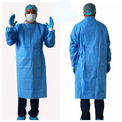 China High Quality Gown Self Isolation Former Labor Approved Sterile Surgical Gown for sale