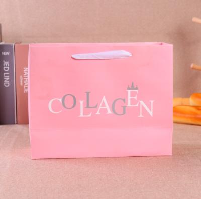 China China Handmade Competitive Price Brand Logo Luxury Shopping Tote White Elegant Customized Paper Bags With Ribbon Handles. for sale