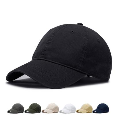 China JOINT Wholesale Custom Wash Baseball Hat White Plain Sports Baseball Cap Men for sale