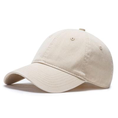 China COMMON Custom Soft Cotton Baseball Cap 6 Panel Unstructured Dad Hat for sale