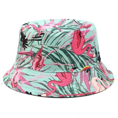 China Picture Sun Protection Hats Cotton Twill Bucket Hat for sale