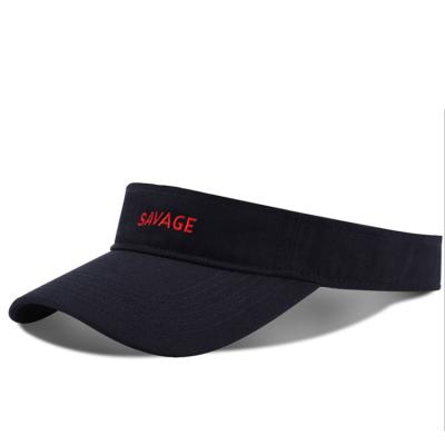 China Image sports fashion hot summer you design own leisure sun visor hat with embroidery for sale