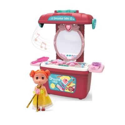 China children's play house for girl kids makeup set toy pretend play 85*34*109cm for sale