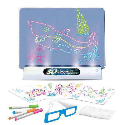 China Magic 3d drawing and writingboard toys tablet plastic doodle board for sale