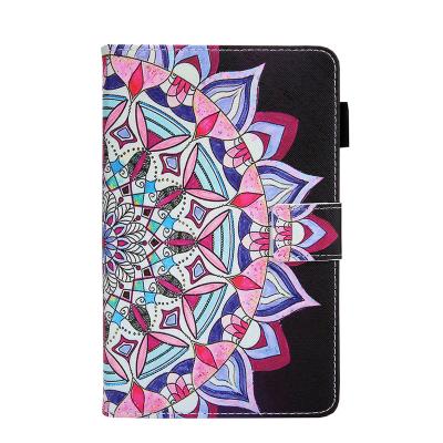 China Popular Newcomer Style TPU Colored Design Protection Flip Cover Protective Case For Amazon Hd 8(2020) for sale