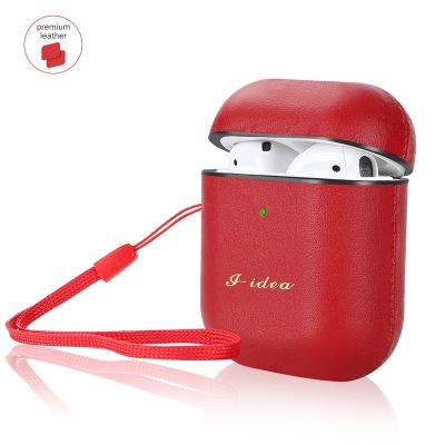 Κίνα Amazon Best Selling Luxury PU Leather For Airpods Pro Cover Custom Case Metal Hook Handle For Airpods Pro Case προς πώληση