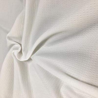 China Fire Retardant White Polyester Home Fabric With Knitted Fabric For Mattress And Pillow Case&Bedding for sale