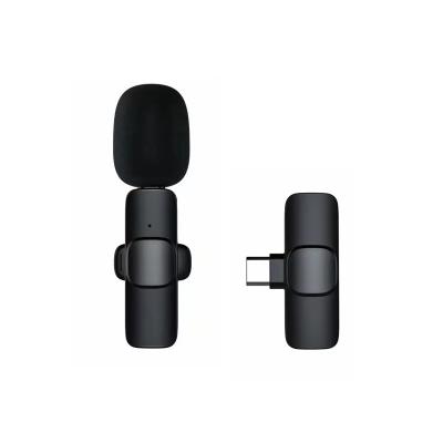 China Mini Portable Clip Wireless Microphones Lavalier Lightweight And Small Remote Link Clip On Shirt Lapel Vocal Condenser Mics for sale