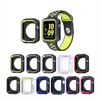 China Cardboard Two Color TPU Cover For Apple iwatch for sale