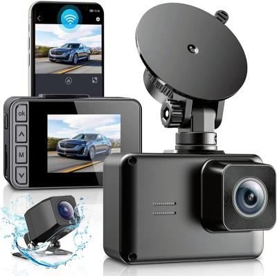 China Wholesale NIGHT VISION 2.0 Inch IPS Screen G-sensor 4G Hd Night Vision Car Dvr Gps 2K+1080P+2K Wifi Wireless Car Camera Dash Cam for sale