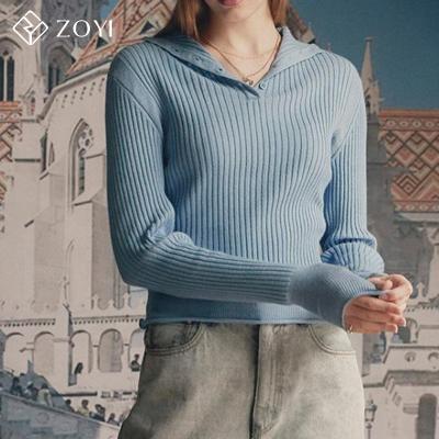 China Anti-pilling cotton ladies sweaters women winter female knitted sweater fashionable pullovers custom made wholesale for sale