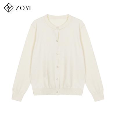 China 2021korean fall thin cardigans cashmere breathable knitted women's sweaters with lace for sale