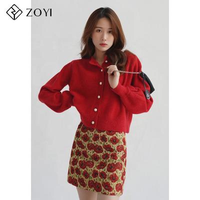 China 2021 New Anti-wrinkle Wool Knitted Cardigan Single Breasted Long Sleeve Style Sweater For Women for sale