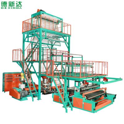 China Dexinda ABC film blowing 3 layer coextrusion polyethylene plastic film machine price for sale