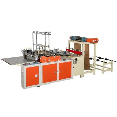 China Hotels Double Lane Heat Sealing Biodegradable Cold Break Bag Making Machine for sale