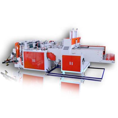 China Full Automatic Hotels Machine T-shirt Shopping Bag Making Machine U/D Cut Bag Making Machinery for sale