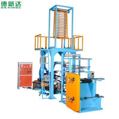 China Dexinda LDPE lldpe lldpe zipper blowing machine price plastic bag film lock for sale