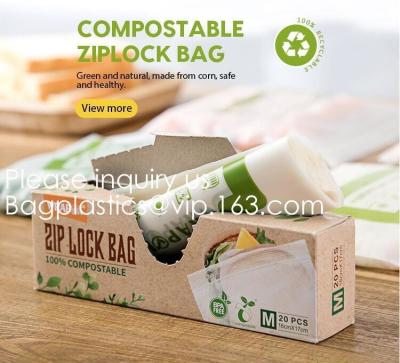 China Biodegradable compostable Double Zipper Bag Ldpe Cartoon Zip lockk Bag With Logo, Shoes & clothing, APPAREL for sale