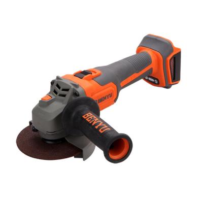 China Large Structural Grinding For Cleaning Or Sharpening 5inch 125mm Angle Grinder 20v Battery Cordless Brushless Grinder for sale