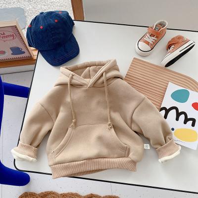 China Breathable Solid Plain Children Pullover Tops Custom Casual Kids Sweatshirts Printed Baby High Quality Baby Boy'S Hoodies for sale